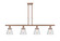 Ballston Urban Four Light Island Pendant in Antique Copper (405|916-4I-AC-G64)