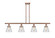 Ballston Urban Four Light Island Pendant in Antique Copper (405|916-4I-AC-G62)