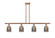 Ballston Urban Four Light Island Pendant in Antique Copper (405|916-4I-AC-G53)