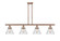 Ballston Urban Four Light Island Pendant in Antique Copper (405|916-4I-AC-G44)