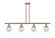 Ballston Urban Four Light Island Pendant in Antique Copper (405|916-4I-AC-G202-6)