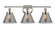 Ballston Urban Three Light Bath Vanity in Polished Nickel (405|916-3W-PN-G43)