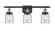 Ballston Urban LED Bath Vanity in Black Antique Brass (405|916-3W-BAB-G52-LED)