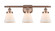 Ballston Urban LED Bath Vanity in Antique Copper (405|916-3W-AC-G61-LED)