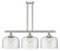 Ballston Urban Three Light Island Pendant in Brushed Satin Nickel (405|916-3I-SN-G72-L)