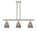 Ballston Urban Three Light Island Pendant in Brushed Satin Nickel (405|916-3I-SN-G63)