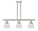 Ballston Urban Three Light Island Pendant in Brushed Satin Nickel (405|916-3I-SN-G62)