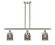 Ballston Urban Three Light Island Pendant in Brushed Satin Nickel (405|916-3I-SN-G53)