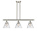 Ballston Urban Three Light Island Pendant in Brushed Satin Nickel (405|916-3I-SN-G42)
