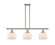 Ballston Urban Three Light Island Pendant in Polished Nickel (405|916-3I-PN-G71)