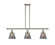 Ballston Urban Three Light Island Pendant in Polished Nickel (405|916-3I-PN-G63)