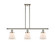 Ballston Urban Three Light Island Pendant in Polished Nickel (405|916-3I-PN-G61)