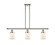 Ballston Urban Three Light Island Pendant in Polished Nickel (405|916-3I-PN-G51)