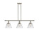 Ballston Urban Three Light Island Pendant in Polished Nickel (405|916-3I-PN-G42)
