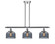 Ballston Urban Three Light Island Pendant in Polished Chrome (405|916-3I-PC-G73)