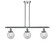 Ballston Urban Three Light Island Pendant in Polished Chrome (405|916-3I-PC-G204-6)