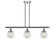 Ballston Urban Three Light Island Pendant in Polished Chrome (405|916-3I-PC-G202-6)