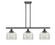 Ballston Urban Three Light Island Pendant in Matte Black (405|916-3I-BK-G72)