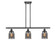 Ballston Urban Three Light Island Pendant in Matte Black (405|916-3I-BK-G53)