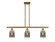 Ballston Urban Three Light Island Pendant in Brushed Brass (405|916-3I-BB-G53)