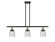 Ballston Urban Three Light Island Pendant in Black Antique Brass (405|916-3I-BAB-G54)