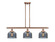 Ballston Urban Three Light Island Pendant in Antique Copper (405|916-3I-AC-G73)