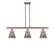 Ballston Urban Three Light Island Pendant in Antique Copper (405|916-3I-AC-G63)