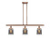 Ballston Urban Three Light Island Pendant in Antique Copper (405|916-3I-AC-G53)