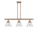 Ballston Urban Three Light Island Pendant in Antique Copper (405|916-3I-AC-G44)