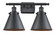 Ballston Urban LED Bath Vanity in Matte Black (405|916-2W-BK-M13-LED)