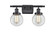 Ballston Urban LED Bath Vanity in Matte Black (405|916-2W-BK-G202-6-LED)