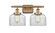 Ballston Urban Two Light Bath Vanity in Brushed Brass (405|916-2W-BB-G72)
