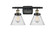 Ballston Urban Two Light Bath Vanity in Black Antique Brass (405|916-2W-BAB-G44)