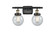 Ballston Urban LED Bath Vanity in Black Antique Brass (405|916-2W-BAB-G204-6-LED)