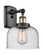 Ballston Urban One Light Wall Sconce in Black Antique Brass (405|916-1W-BAB-G74)