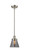Ballston Urban One Light Mini Pendant in Brushed Satin Nickel (405|916-1S-SN-G63)