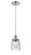 Ballston Urban LED Mini Pendant in Brushed Satin Nickel (405|916-1P-SN-G54-LED)