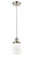 Ballston Urban One Light Mini Pendant in Brushed Satin Nickel (405|916-1P-SN-G51)