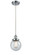 Ballston Urban One Light Mini Pendant in Polished Chrome (405|916-1P-PC-G204-6)