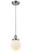 Ballston Urban LED Mini Pendant in Polished Chrome (405|916-1P-PC-G201-6-LED)
