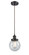 Ballston Urban One Light Mini Pendant in Oil Rubbed Bronze (405|916-1P-OB-G204-6)
