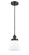 Ballston Urban LED Mini Pendant in Matte Black (405|916-1P-BK-G61-LED)