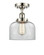 Ballston Urban One Light Semi-Flush Mount in Polished Nickel (405|916-1C-PN-G72)