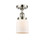 Ballston Urban LED Semi-Flush Mount in Polished Nickel (405|916-1C-PN-G51-LED)