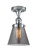 Ballston Urban One Light Semi-Flush Mount in Polished Chrome (405|916-1C-PC-G63)