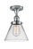 Ballston Urban LED Semi-Flush Mount in Polished Chrome (405|916-1C-PC-G42-LED)