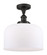 Ballston Urban One Light Semi-Flush Mount in Oil Rubbed Bronze (405|916-1C-OB-G71-L)