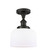 Ballston Urban One Light Semi-Flush Mount in Oil Rubbed Bronze (405|916-1C-OB-G71)