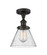 Ballston Urban LED Semi-Flush Mount in Oil Rubbed Bronze (405|916-1C-OB-G44-LED)
