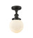 Ballston Urban One Light Semi-Flush Mount in Oil Rubbed Bronze (405|916-1C-OB-G201-6)